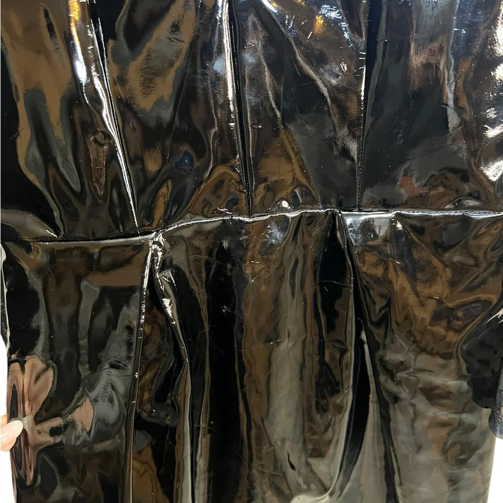 ❌SOLD❌
NWT The Kooples Mini Black Vinyl-Effect Deess - Picture 10 of 10